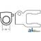 A & I Products Tractor Yoke, Splined 1 3/8" - 6 Spline w/ Slide Collar 5" x4" x4" A-BP5720B0376 - alternate 2